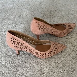 Alfani Blush Pink Cutout Heels